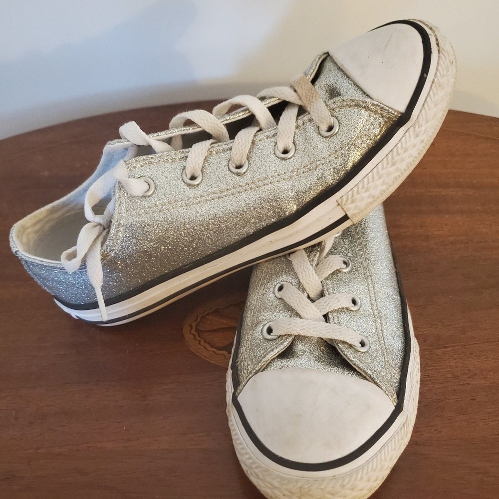 Converse glitter low-tops